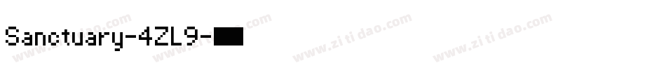 Sanctuary-4ZL9字体转换