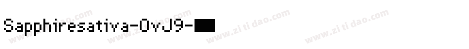 Sapphiresativa-0vJ9字体转换