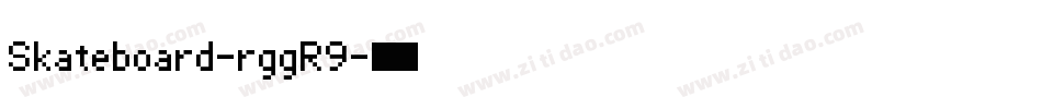 Skateboard-rggR9字体转换