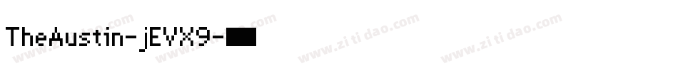 TheAustin-jEVX9字体转换