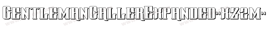GentlemanCallerExpanded-xz2m字体转换