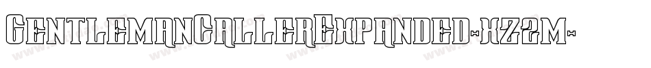 GentlemanCallerExpanded-xz2m字体转换