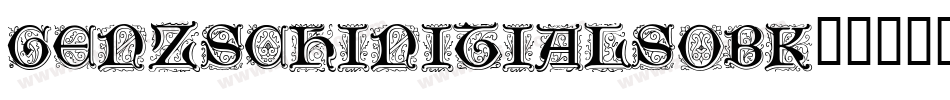 GenzschInitials-7oBK字体转换