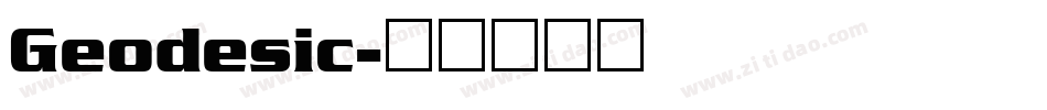 Geodesic字体转换