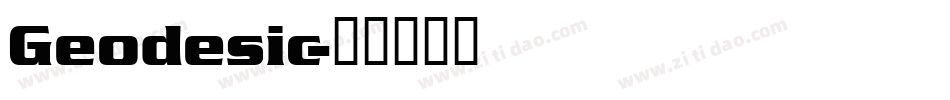 Geodesic字体转换
