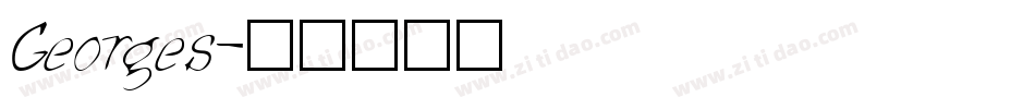 Georges字体转换