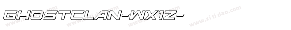 GhostClan-Wx1z字体转换