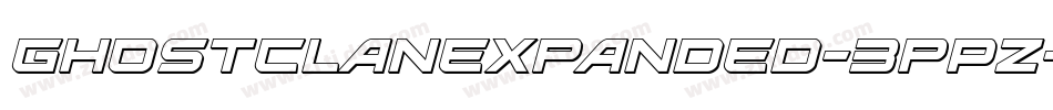 GhostClanExpanded-3pPZ字体转换