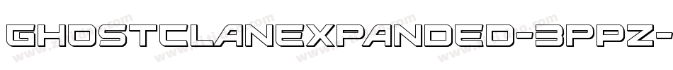 GhostClanExpanded-3pPZ字体转换
