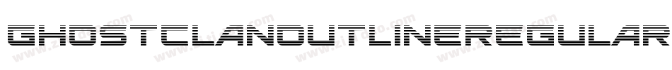 GhostClanOutlineRegular-Gm7y字体转换