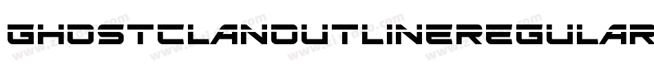 GhostClanOutlineRegular-Gm7y字体转换