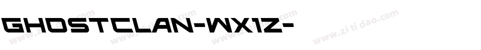 GhostClan-Wx1z字体转换