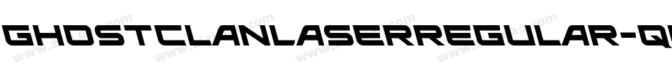 GhostClanLaserRegular-qgvx字体转换