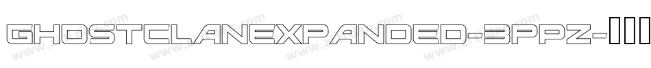 GhostClanExpanded-3pPZ字体转换