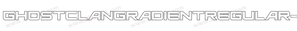 GhostClanGradientRegular-pXKR字体转换