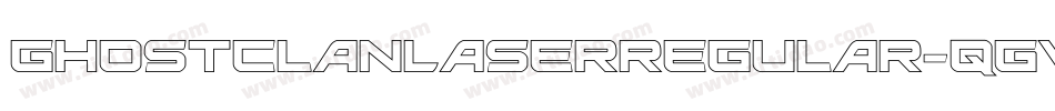 GhostClanLaserRegular-qgvx字体转换