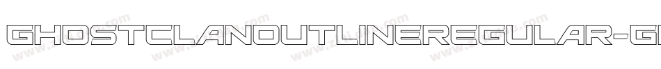 GhostClanOutlineRegular-Gm7y字体转换