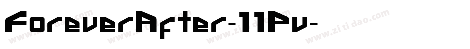 ForeverAfter-11Pv字体转换