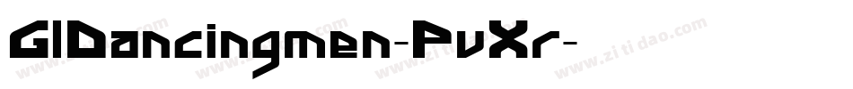 GlDancingmen-PvXr字体转换