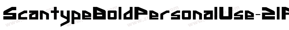 ScantypeBoldPersonalUse-2lPv字体转换