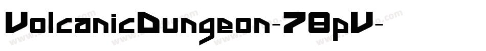 VolcanicDungeon-78pV字体转换