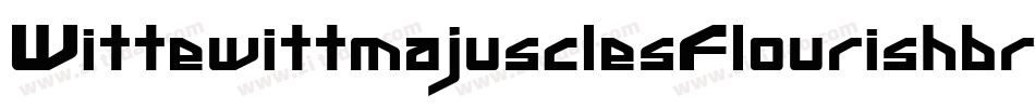 WittewittmajusclesFlourishbricks-12Pv字体转换