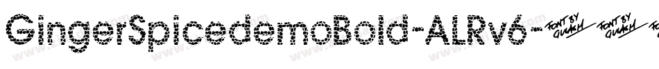 GingerSpicedemoBold-ALRv6字体转换