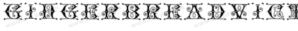 GingerbreadVictorian-8342字体转换