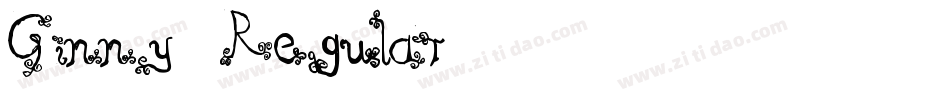Ginny-Regular字体转换