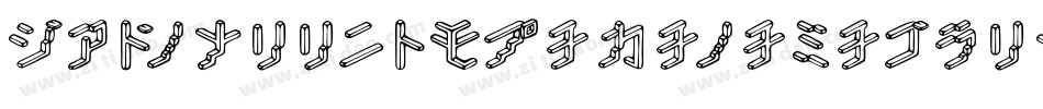 D3SkullismKatakanaBold-L34D字体转换