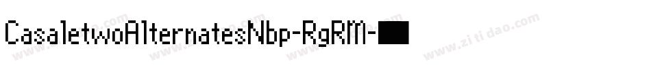 CasaletwoAlternatesNbp-RgRM字体转换
