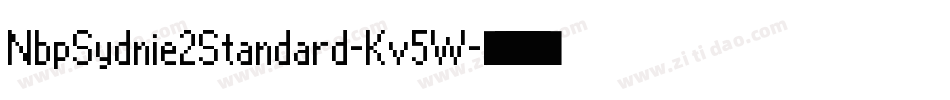 NbpSydnie2Standard-Kv5W字体转换