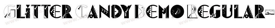 GlitterCandyDemoRegular-nm2Y字体转换