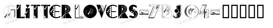 GlitterLovers-7BjO4字体转换