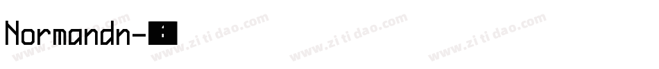 Normandn字体转换