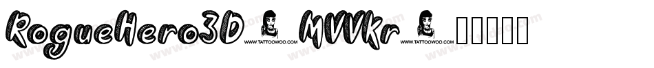 RogueHero3D-MVVKr字体转换