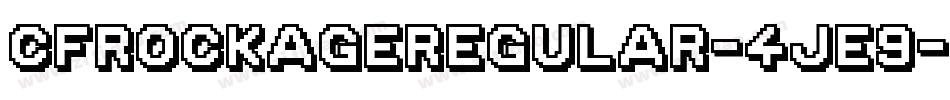 CfRockAgeRegular-4je9字体转换