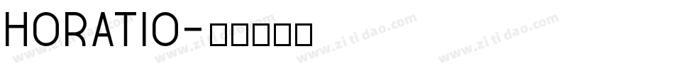 Horatio字体转换