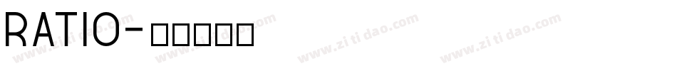 ratio字体转换