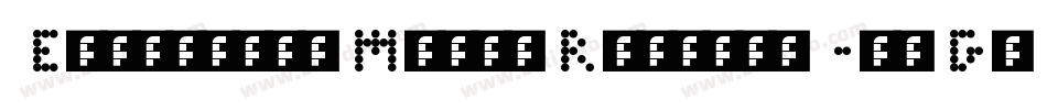 EsperhandMicroRegular-pzGa字体转换
