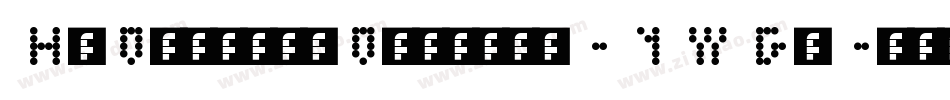 HiOutlineOblique-YWGa字体转换