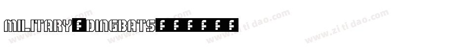 Military-Dingbats字体转换