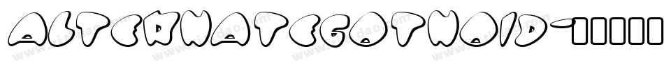 AlternateGotNo1D字体转换