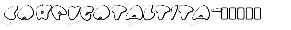 CorpuGotAltIta字体转换
