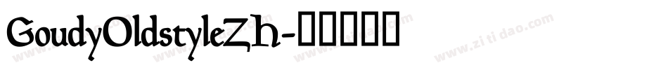 GoudyOldstyleZH字体转换