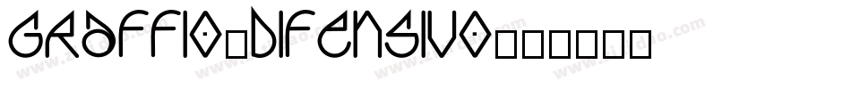 Graffio-Difensivo字体转换