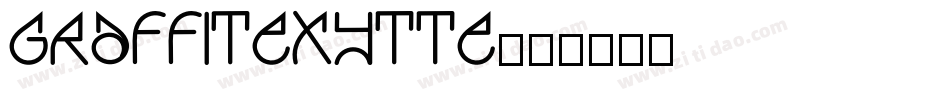 Graffitexytte字体转换
