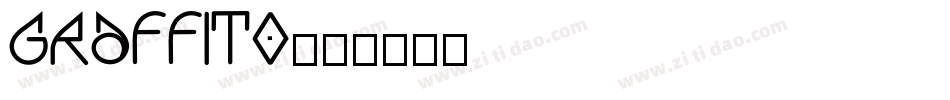 Graffito字体转换