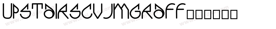 UpstairsCVJMgraff字体转换
