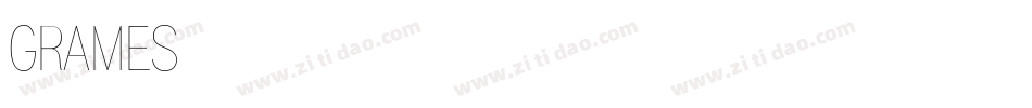 GRAMES字体转换